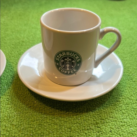 Starbucks Coffee Co Demitasse Cup and Saucer, Classic, Mini Cup, Espresso Cup 2 - Picture 5 of 5